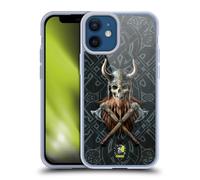 Head Case Designs Officially Licensed Anne Stokes Viking Skull Fantasy Collection Gel Case [Military Grade Protection] Compatible with Apple iPhone 12 Mini and Compatible with MagSafe