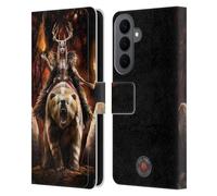 Head Case Designs Officially Licensed Anne Stokes Viking Witch Mix Fantasy Art Leather Wallet Case Compatible With Samsung Galaxy S26 Plus