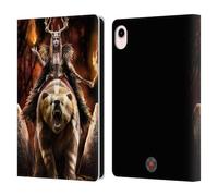 Head Case Designs Officially Licensed Anne Stokes Viking Witch Mix Fantasy Art Leather Wallet Case Compatible With Apple iPad mini (2021/2024)