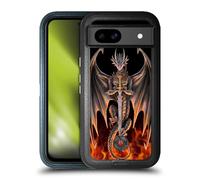 Head Case Designs Officially Licensed Anne Stokes Warrior Dragons 3 Ultra-Armoured Shockproof Case [Military Grade Protection] Compatible With Google Pixel 8a