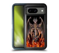 Head Case Designs Officially Licensed Anne Stokes Warrior Dragons 3 Ultra-Armoured Shockproof Case [Military Grade Protection] Compatible With Google Pixel 8