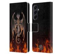 Head Case Designs Officially Licensed Anne Stokes Warrior Dragons 4 Leather Book Wallet Case Cover Compatible With Samsung Galaxy A55 5G