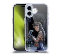 Head Case Designs Officially Licensed Anne Stokes Water Dragon Friendship Gel Case [Military Grade Protection] Compatible with Apple iPhone 16 and Compatible with MagSafe