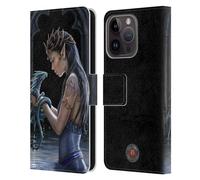 Head Case Designs Officially Licensed Anne Stokes Water Dragon Friendship Leather Wallet Case Compatible With Apple iPhone 15 Pro