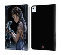 Head Case Designs Officially Licensed Anne Stokes Water Dragon Friendship Leather Wallet Case Compatible With Apple iPad Air 11 2020/2022/2024/2025