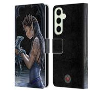 Head Case Designs Officially Licensed Anne Stokes Water Dragon Friendship Leather Wallet Case Compatible With Samsung Galaxy S25+