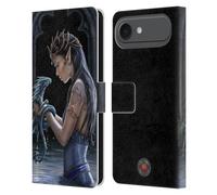 Head Case Designs Officially Licensed Anne Stokes Water Dragon Friendship Leather Wallet Case Compatible With Apple iPhone 17 Air