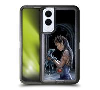 Head Case Designs Officially Licensed Anne Stokes Water Dragon Friendship Ultra-Armoured Shockproof Case [Military Grade Protection] Compatible With Samsung Galaxy S25 Edge
