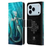 Head Case Designs Officially Licensed Anne Stokes Water Merman Male Elementals Leather Wallet Case Compatible With Apple iPhone 17 Pro