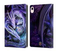 Head Case Designs Officially Licensed Anne Stokes Welcome Hatchling Mix Fantasy Art Leather Wallet Case Compatible With Apple iPad mini (2021/2024)