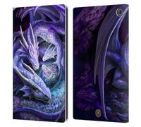 Head Case Designs Officially Licensed Anne Stokes Welcome Hatchling Mix Fantasy Art Leather Wallet Case Compatible With Amazon Fire Max 11 2023