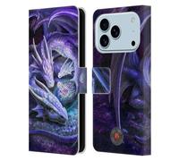 Head Case Designs Officially Licensed Anne Stokes Welcome Hatchling Mix Fantasy Art Leather Wallet Case Compatible With Apple iPhone 17 Pro