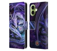Head Case Designs Officially Licensed Anne Stokes Welcome Hatchling Mix Fantasy Art Leather Wallet Case Compatible With Apple iPhone 17