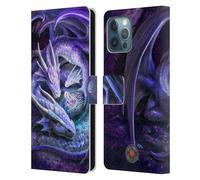 Head Case Designs Officially Licensed Anne Stokes Welcome Hatchling Mix Fantasy Art Leather Wallet Case Compatible With Apple iPhone 12 Pro Max