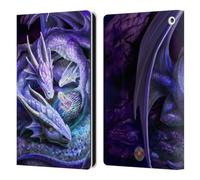 Head Case Designs Officially Licensed Anne Stokes Welcome Hatchling Mix Fantasy Art Leather Wallet Case Compatible With Fire HD 8/Fire HD 8 Plus 2020