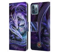 Head Case Designs Officially Licensed Anne Stokes Welcome Hatchling Mix Fantasy Art Leather Wallet Case Compatible With Apple iPhone 12 / iPhone 12 Pro