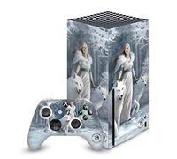 Head Case Designs Officially Licensed Anne Stokes Winter Guardians Art Mix Vinyl Sticker Gaming Skin Decal Cover Compatible With Xbox Series X Console and Controller Bundle