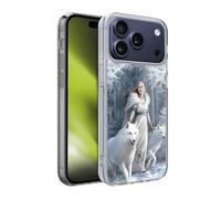 Head Case Designs Officially Licensed Anne Stokes Winter Guardians Wolves Gel Case [Military Grade Protection] Compatible With Apple iPhone 17 Pro