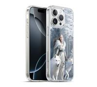 Head Case Designs Officially Licensed Anne Stokes Winter Guardians Wolves Gel Case [Military Grade Protection] Compatible with Apple iPhone 16 Pro Max and Compatible with MagSafe