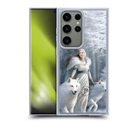 Head Case Designs Officially Licensed Anne Stokes Winter Guardians Wolves Gel Case [Military Grade Protection] Compatible with Samsung Galaxy S23 Ultra 5G and Compatible with MagSafe