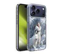 Head Case Designs Officially Licensed Anne Stokes Winter Guardians Wolves Gel Case [Military Grade Protection] Compatible With Apple iPhone 17 Pro Max