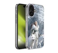 Head Case Designs Officially Licensed Anne Stokes Winter Guardians Wolves Gel Case [Military Grade Protection] Compatible With Apple iPhone 17