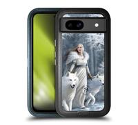 Head Case Designs Officially Licensed Anne Stokes Winter Guardians Wolves Ultra-Armoured Shockproof Case Compatible With Google Pixel 8a