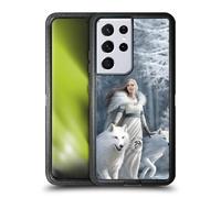 Head Case Designs Officially Licensed Anne Stokes Winter Guardians Wolves Ultra-Armoured Shockproof Case Compatible With Samsung Galaxy S21 Ultra 5G