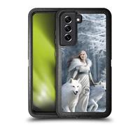 Head Case Designs Officially Licensed Anne Stokes Winter Guardians Wolves Ultra-Armoured Shockproof Case Compatible With Samsung Galaxy S21 FE 5G