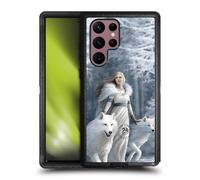 Head Case Designs Officially Licensed Anne Stokes Winter Guardians Wolves Ultra-Armoured Shockproof Case Compatible With Samsung Galaxy S22 Ultra 5G