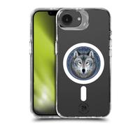 Head Case Designs Officially Licensed Anne Stokes Wolf Head Mixed Fantasy Art Shockproof Bumper Case [Military Grade] Compatible with Apple iPhone 16e / Apple iPhone 17e and Compatible with MagSafe
