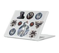 Head Case Designs Officially Licensed Anne Stokes Wolves Fantasy Art Collection Clear Hard Crystal Armour Laptop Case Compatible with MacBook Air 13.6" M2 A2681/M3 A3113/M4 A3240 2022/2024/2025
