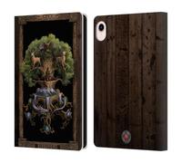 Head Case Designs Officially Licensed Anne Stokes Yggdrasil Mix Fantasy Art Leather Wallet Case Compatible With Apple iPad mini (2021/2024)