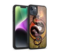 Head Case Designs Officially Licensed Anne Stokes Yin Yang Protector Dragons Gel Armour Case [Military Grade Protection] Compatible With Apple iPhone 14 Plus