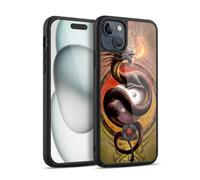 Head Case Designs Officially Licensed Anne Stokes Yin Yang Protector Dragons Gel Armour Case [Military Grade Protection] Compatible With Apple iPhone 15 Plus