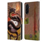 Head Case Designs Officially Licensed Anne Stokes Yin Yang Protector Dragons Leather Wallet Case Compatible With Samsung Galaxy A36 5G