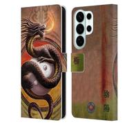 Head Case Designs Officially Licensed Anne Stokes Yin Yang Protector Dragons Leather Wallet Case Compatible With Samsung Galaxy S26 Ultra