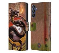 Head Case Designs Officially Licensed Anne Stokes Yin Yang Protector Dragons Leather Wallet Case Compatible With Samsung Galaxy A15