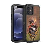 Head Case Designs Officially Licensed Anne Stokes Yin Yang Protector Dragons Ultra-Armoured Shockproof Case [Military Grade Protection] Compatible With Apple iPhone 12 / iPhone 12 Pro