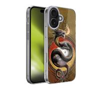 Head Case Designs Officially Licensed Anne Stokes Yin Yang Protector Guardian Dragons Gel Case [Military Grade Protection] Compatible With Apple iPhone 17