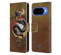 Head Case Designs Officially Licensed Anne Stokes Yin Yang Protector Guardian Dragons Leather Wallet Case Compatible With Google Pixel 10