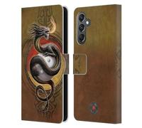 Head Case Designs Officially Licensed Anne Stokes Yin Yang Protector Guardian Dragons Leather Wallet Case Compatible With Samsung Galaxy A25 5G