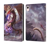 Head Case Designs Officially Licensed Anthony Christou Bone Dragon Fantasy Art Leather Wallet Case Compatible With Apple iPad mini (2021/2024)