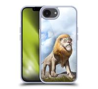 Head Case Designs Officially Licensed Anthony Christou King Of Lions Fantasy Art Gel Case [Military Grade Protection] Compatible with Apple iPhone 16e and Compatible with MagSafe