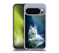 Head Case Designs Officially Licensed Anthony Christou White Wolf Fantasy Art Gel Case [Military Grade Protection] Compatible with Google Pixel 10 and Compatible with MagSafe