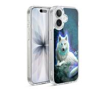 Head Case Designs Officially Licensed Anthony Christou White Wolf Fantasy Art Gel Case [Military Grade Protection] Compatible with Apple iPhone 17 and Compatible with MagSafe