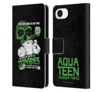 Head Case Designs Officially Licensed Aqua Teen Hunger Force They Are Going To Eat You Graphics Leather Wallet Case Compatible With Apple iPhone 16e