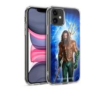 Head Case Designs Officially Licensed Aquaman And The Lost Kingdom Arthur Curry Graphics Gel Case [Military Grade Protection] Compatible with Apple iPhone 11 and Compatible with MagSafe