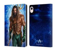 Head Case Designs Officially Licensed Aquaman And The Lost Kingdom Arthur Curry Graphics Leather Wallet Case Compatible With Apple iPad mini (2021/2024)