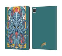 Head Case Designs Officially Licensed Aquaman And The Lost Kingdom Octopus Graphics Leather Wallet Case Compatible With Apple iPad Pro 12.9 2020/2021/2022